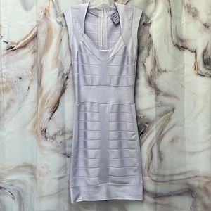 Herve Leger Lavender Bandage Dress Sz XS